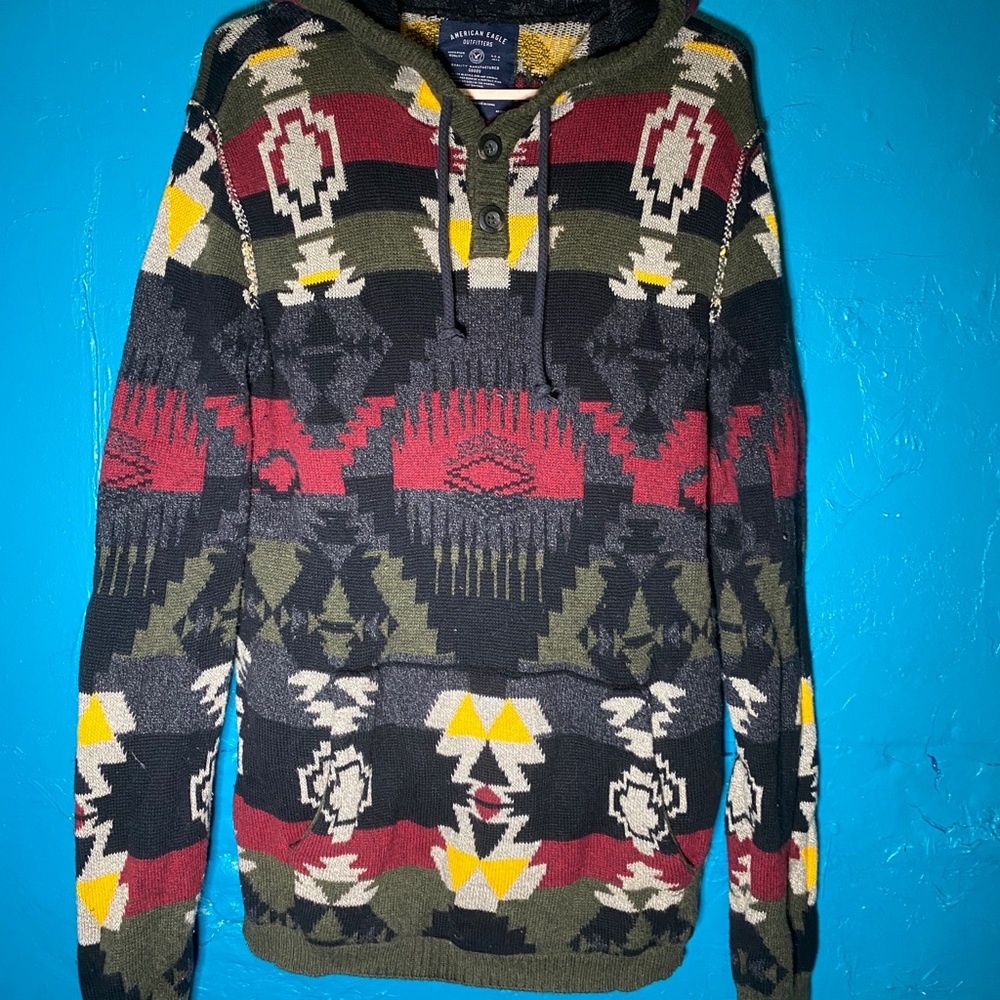 American eagle Tribal sweater